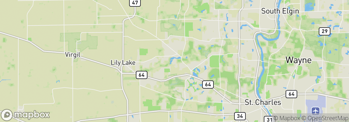 Map: Campton Hills, IL