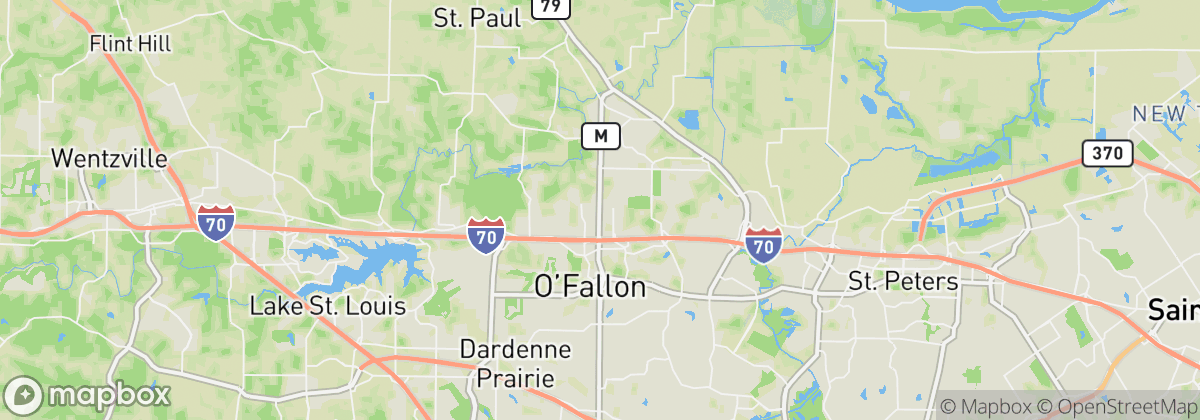 Map: O Fallon, MO