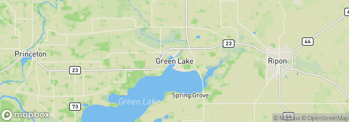 Map: Green Lake, WI