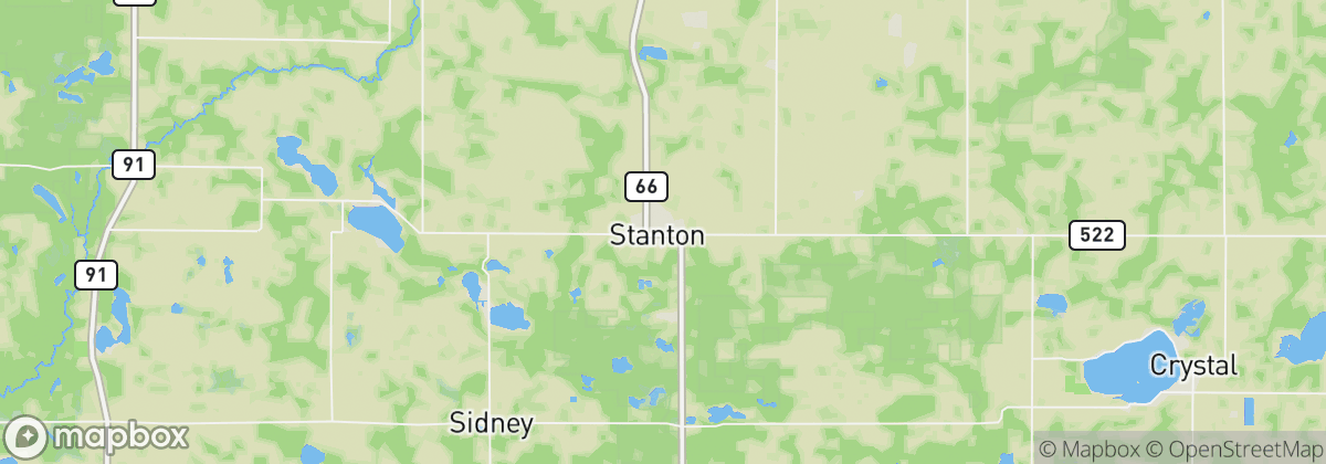 Map: Stanton, MI