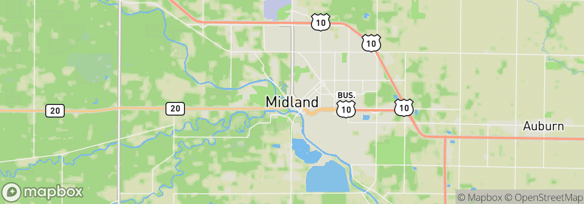 Map: Midland, MI