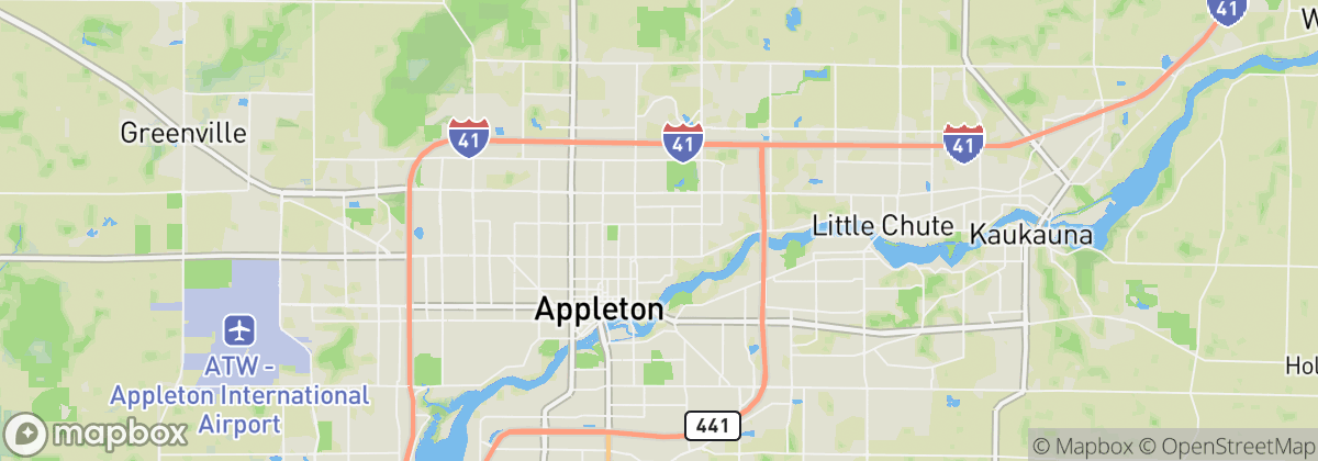 Map: Appleton, WI