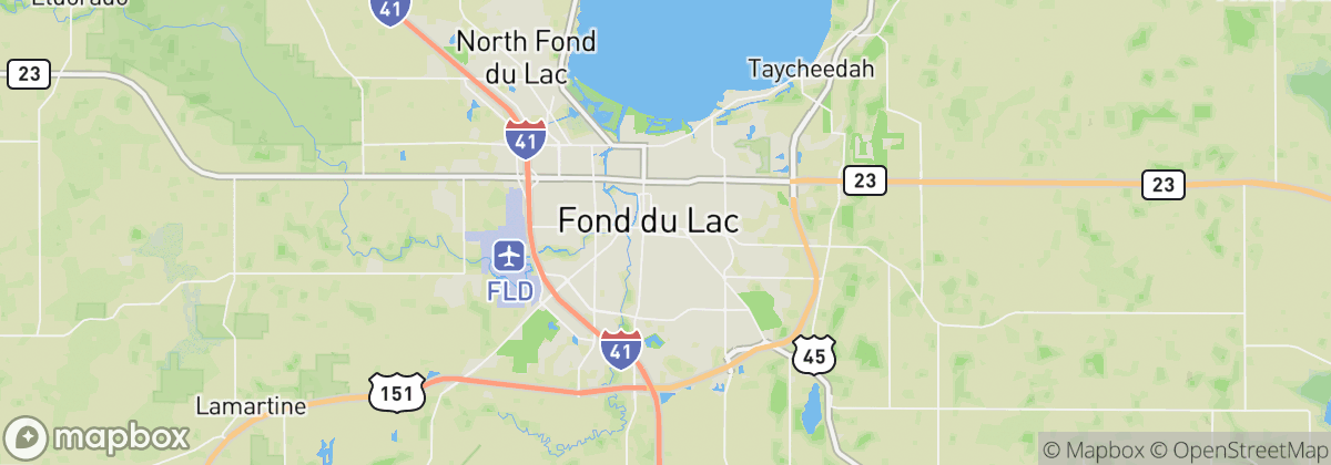 Map: Fond Du Lac, WI