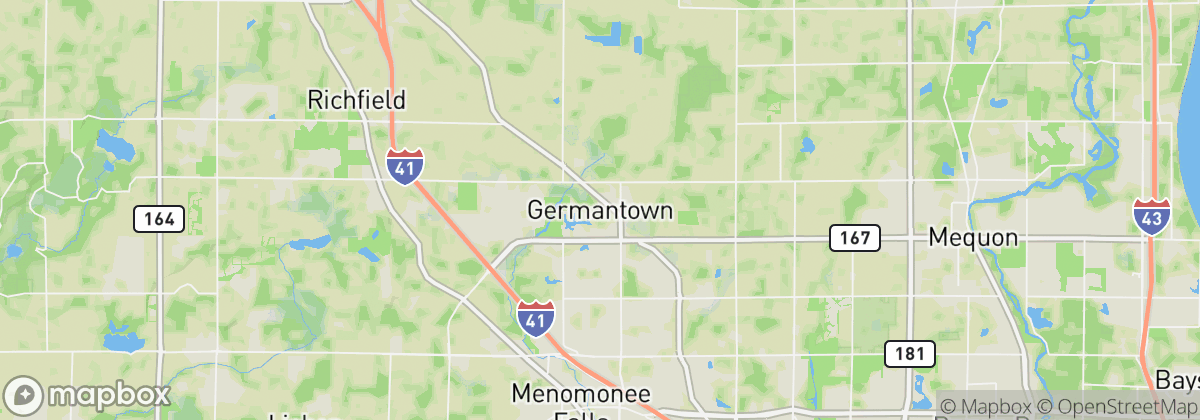 Map: Germantown, WI