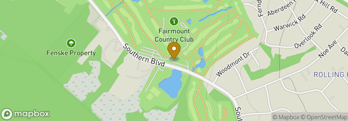 Map location: Fairmount Country Club