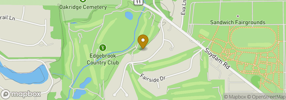 Map location: Edgebrook Country Club