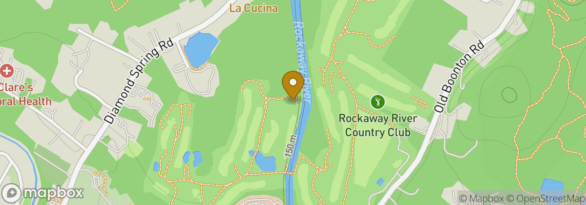 Map location: Rockaway River Country Club