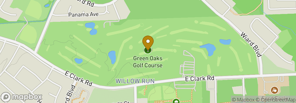 Map location: Green Oaks Golf Course
