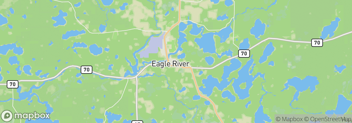 Map: Eagle River, WI