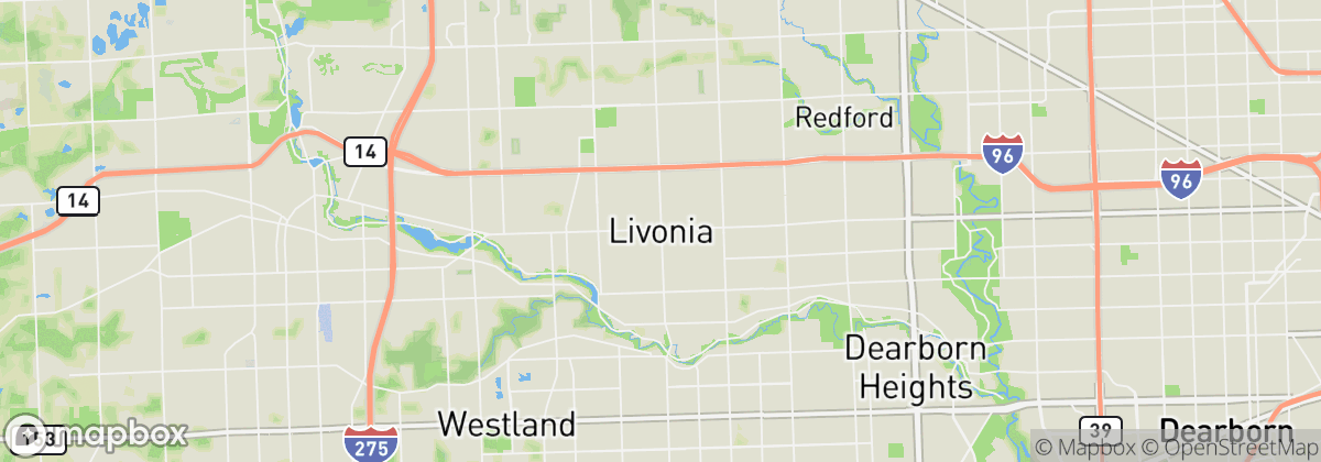 Map: Livonia, MI