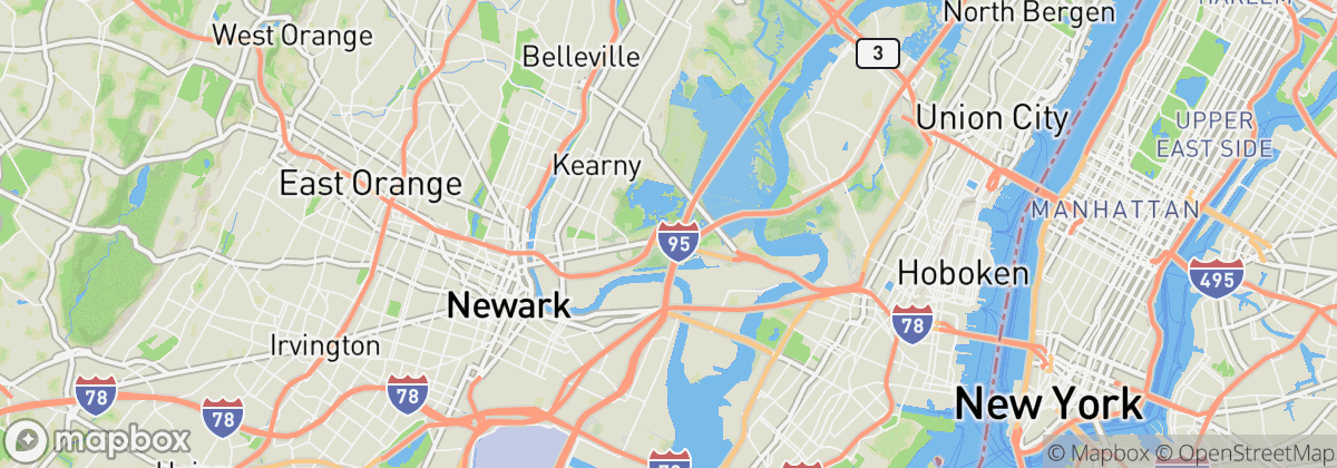 Map: Kearny, NJ