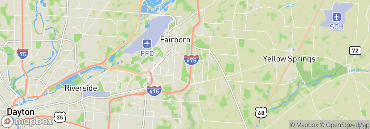 Map: Fairborn, OH