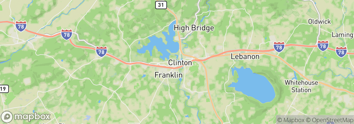 Map: Clinton, NJ