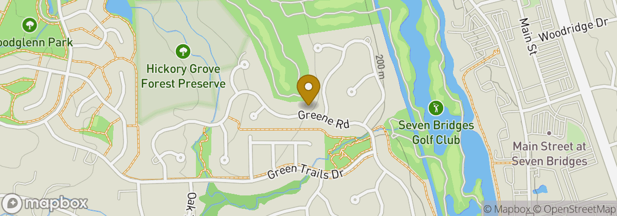 Map location: Seven Bridges Golf Club