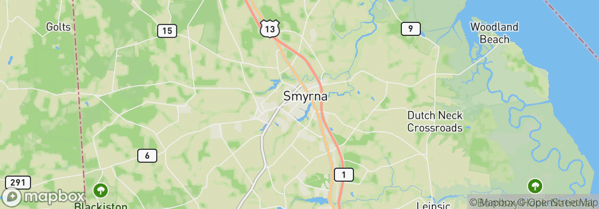 Map: Smyrna, DE