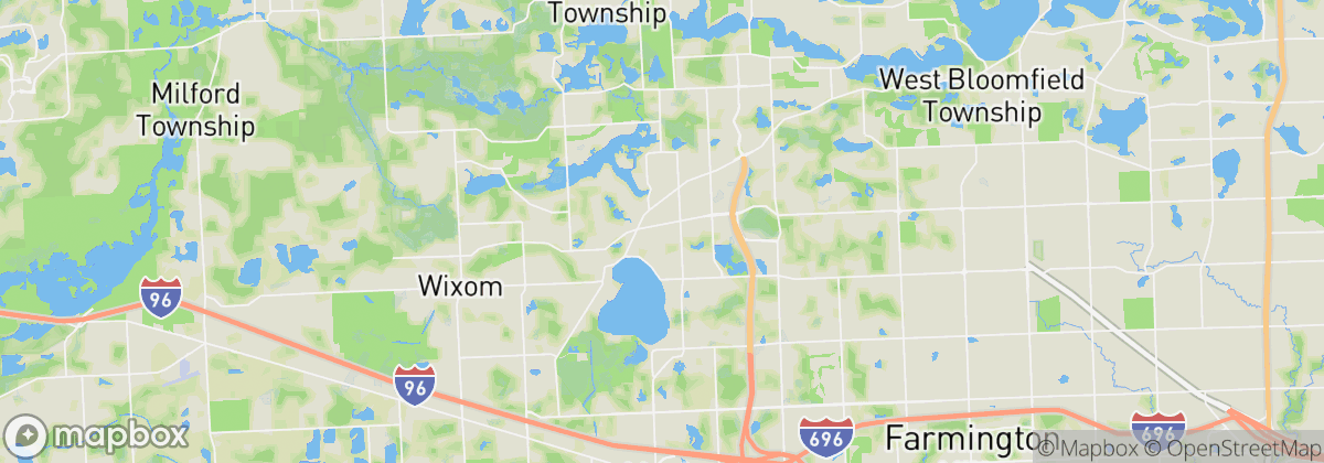Map: Walled Lake, MI