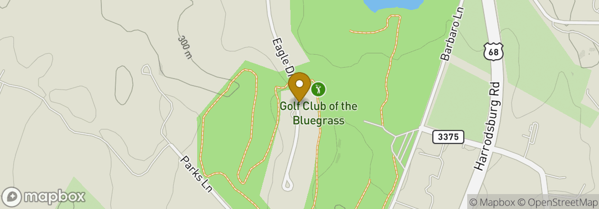 Map location: Golf Club of the Bluegrass