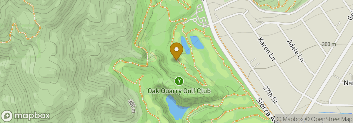 Map location: Oak Quarry Golf Club