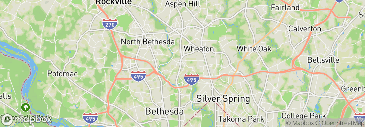 Map: Kensington, MD