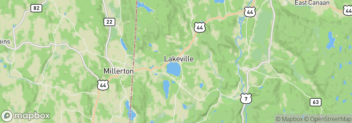 Map: Lakeville, CT