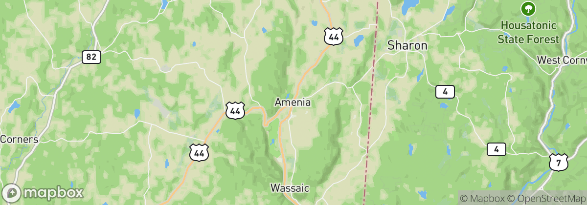 Map: Amenia, NY