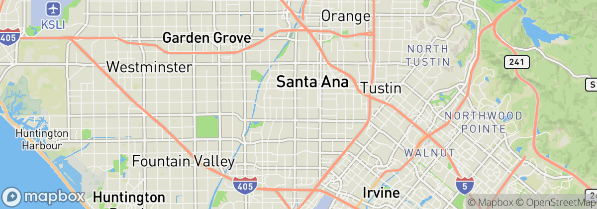 Map: Santa Ana, CA