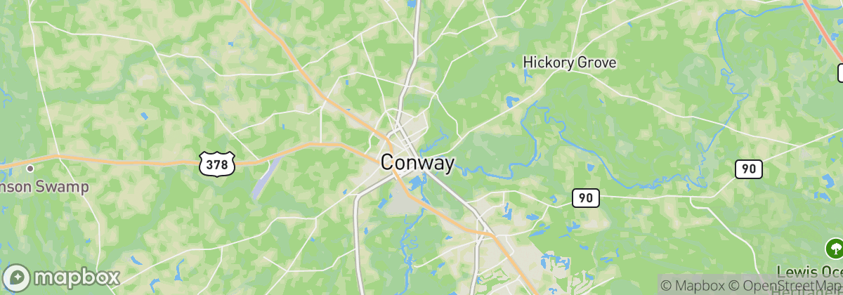 Map: Conway, SC