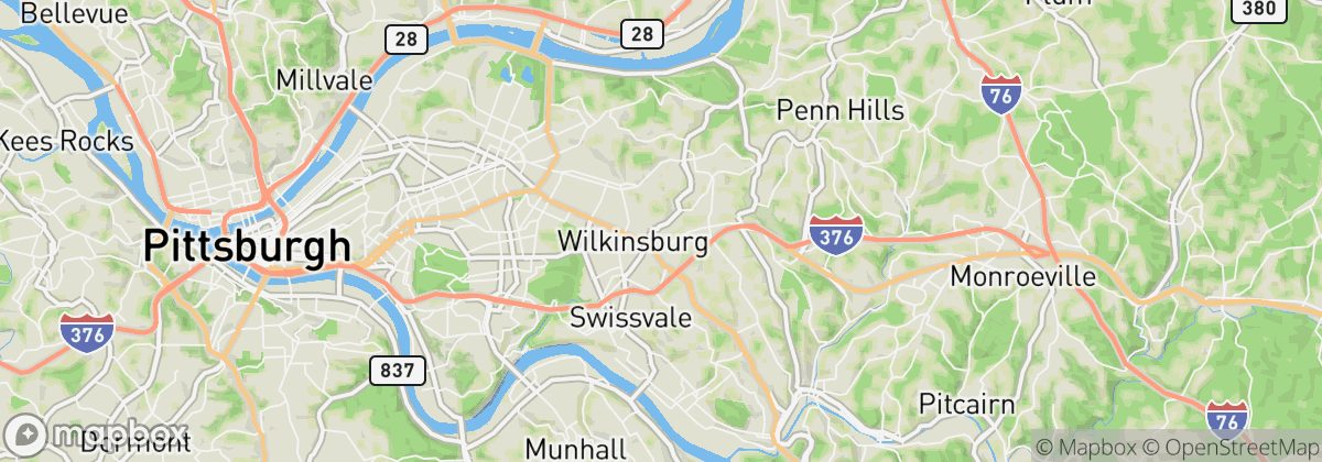 Map: Wilkinsburg, PA
