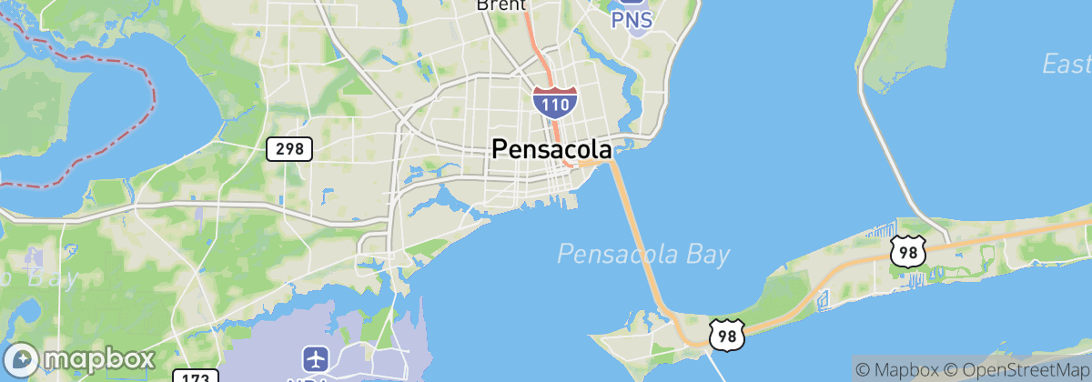 Map: Pensacola, FL
