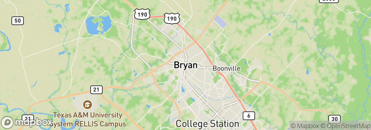 Map: Bryan, TX