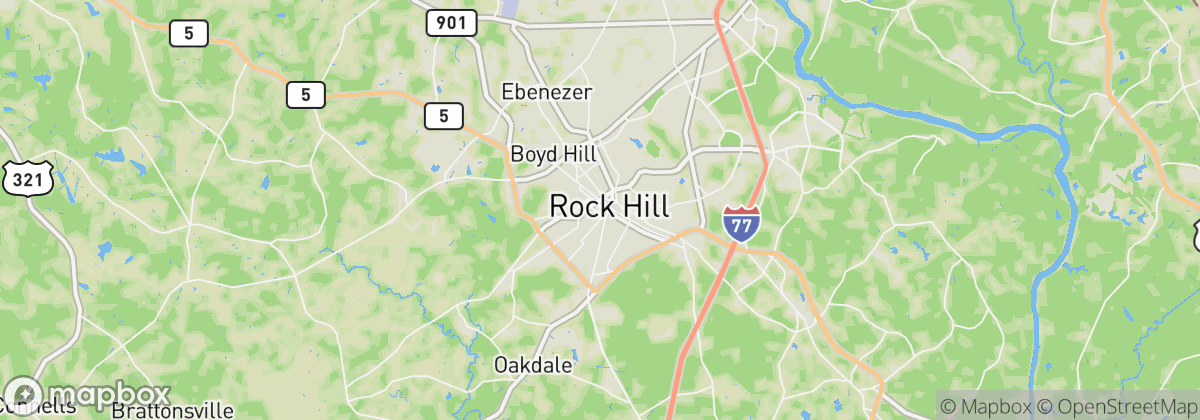 Map: Rock Hill, SC