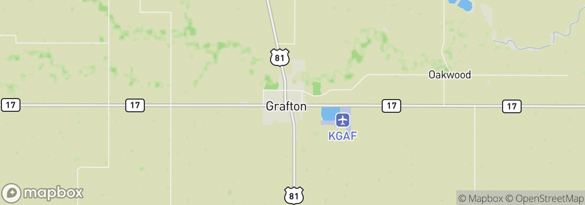 Map: Grafton, ND