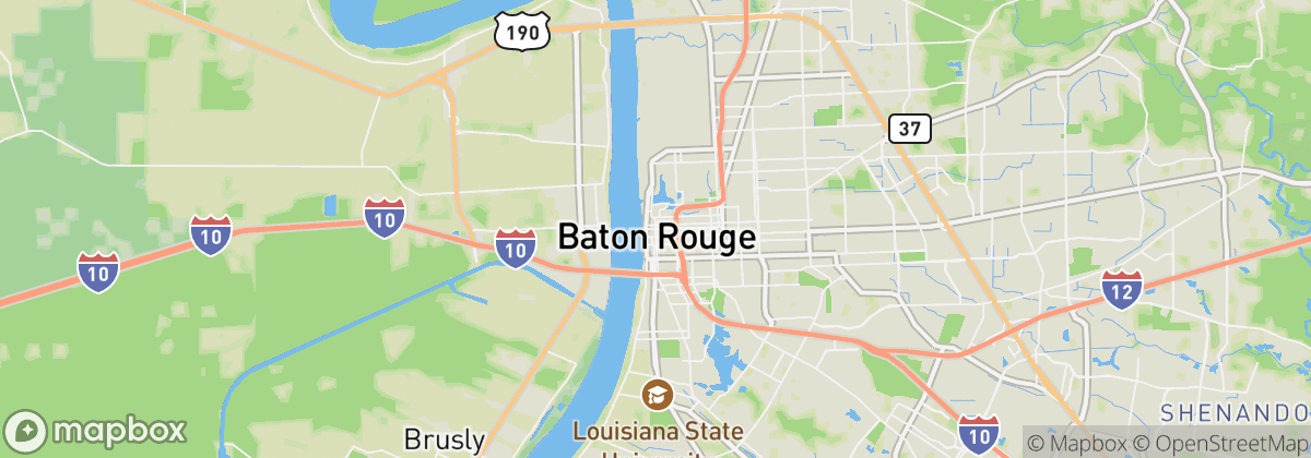 Map: Baton Rouge, LA