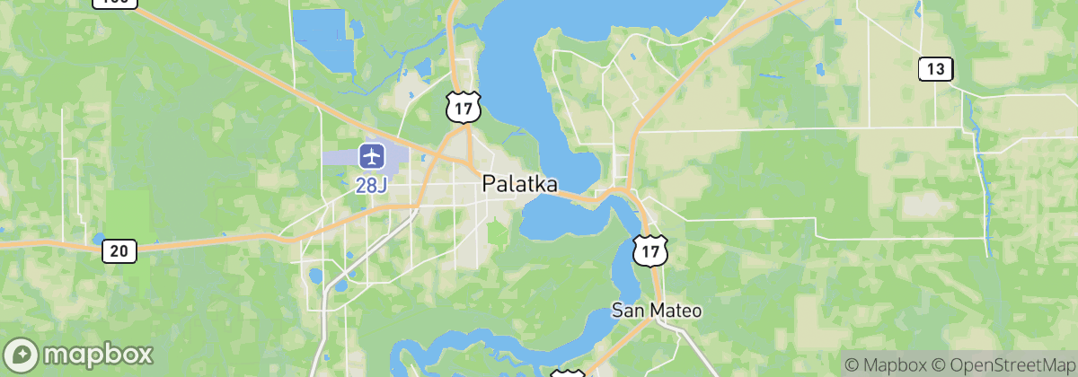 Map: Palatka, FL