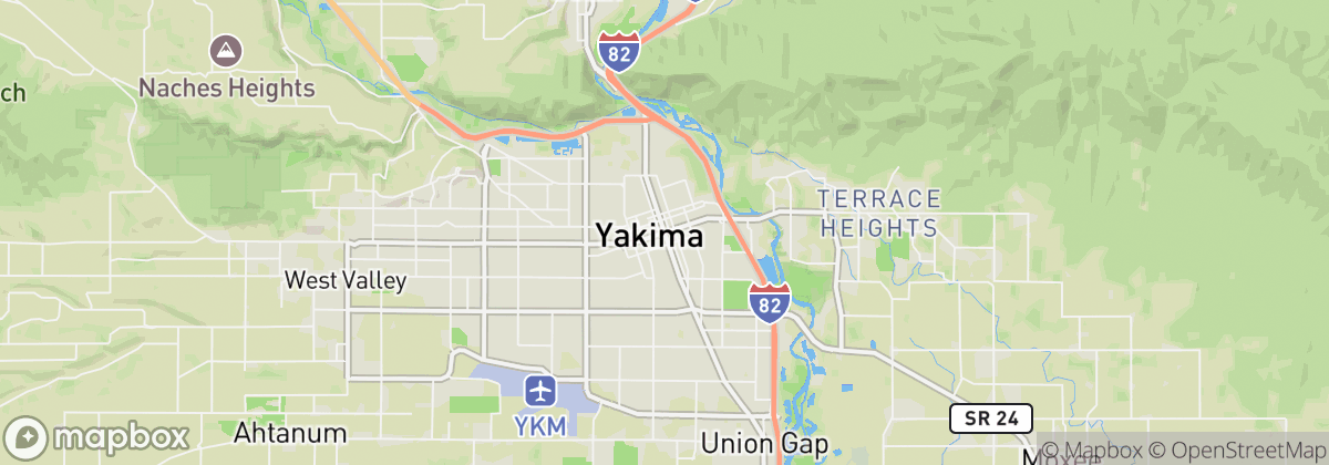 Map: Yakima, WA