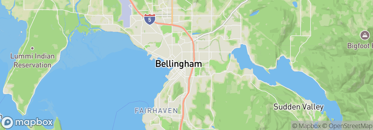 Map: Bellingham, WA