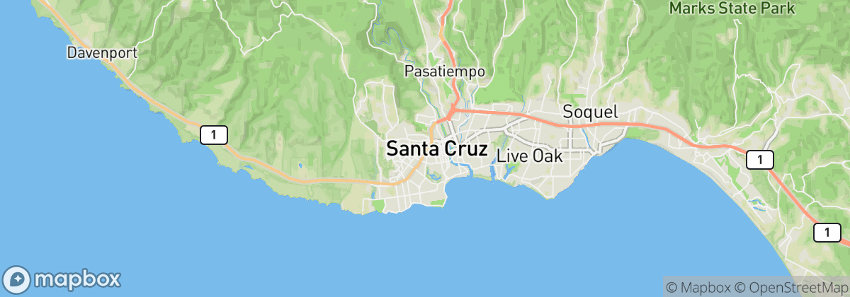 Map: Santa Cruz, CA
