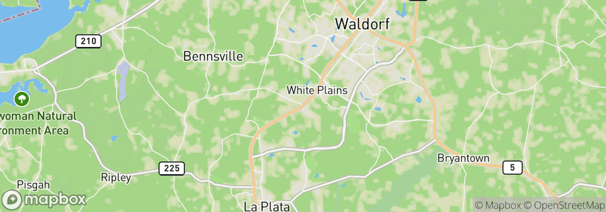 Map: White Plains, MD