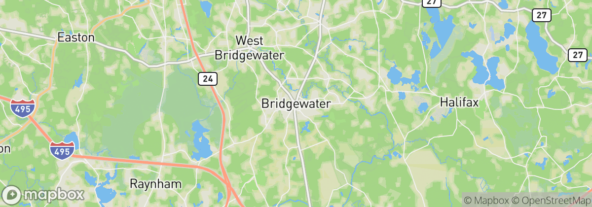 Map: Bridgewater, MA