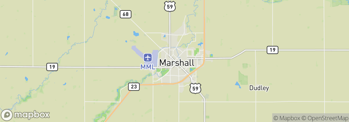 Map: Marshall, MN