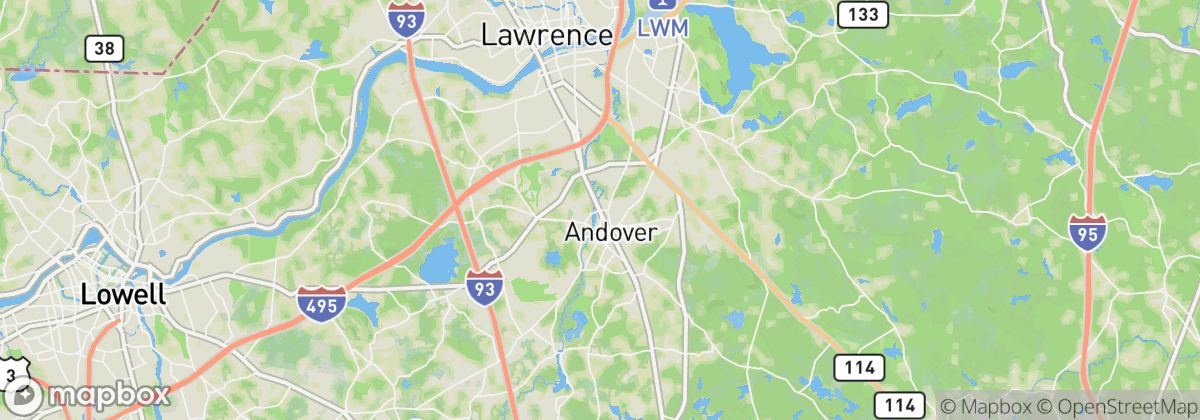 Map: Andover, MA