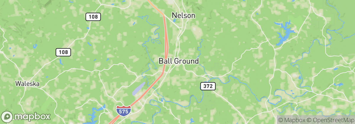 Map: Ball Ground, GA