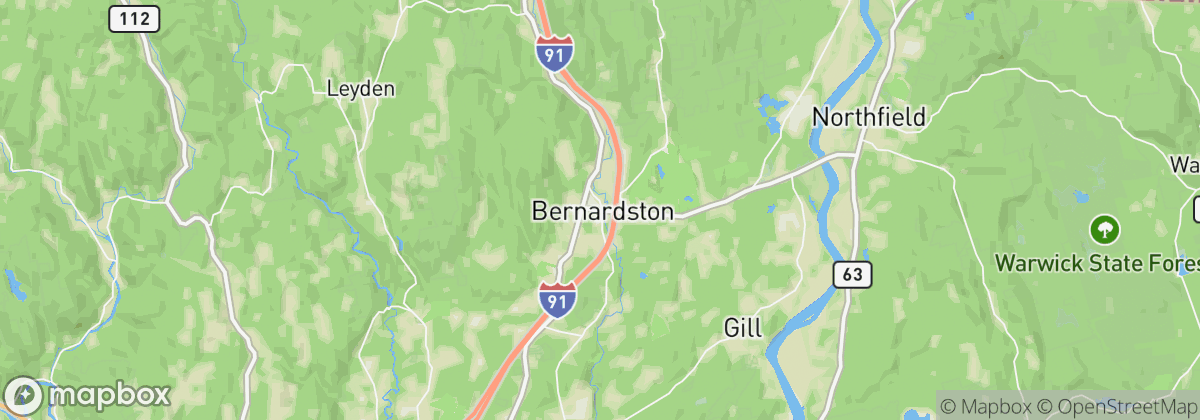 Map: Bernardston, MA