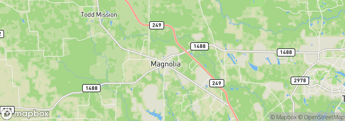 Map: Magnolia, TX