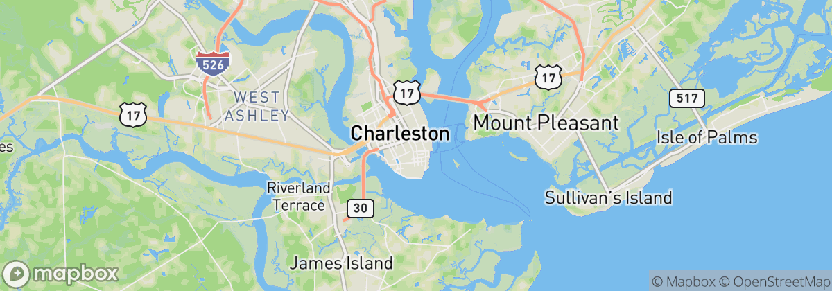 Map: CHARLESTON, SC