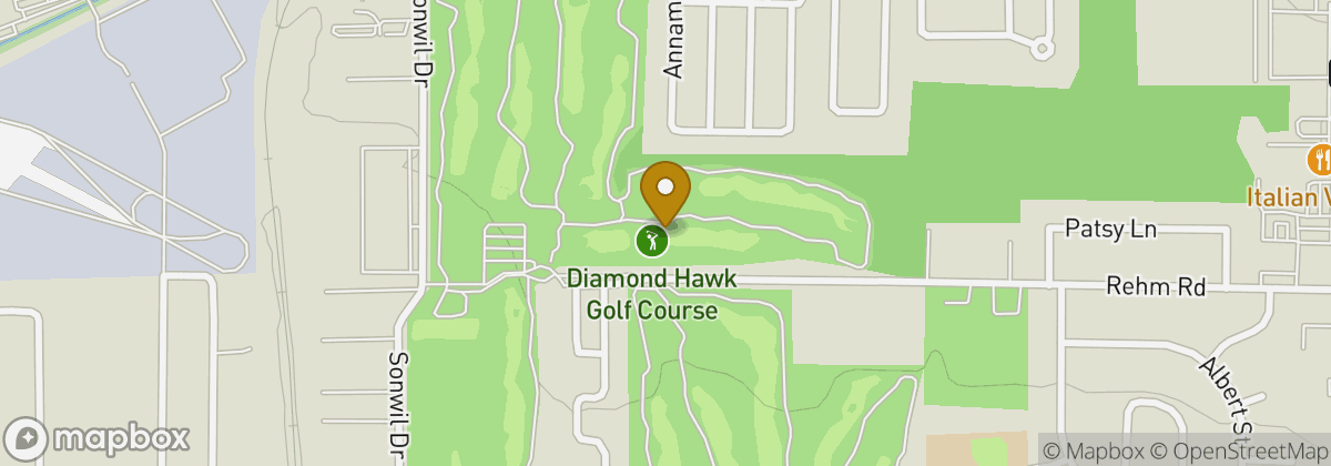 Map location: Diamond Hawk Golf Course