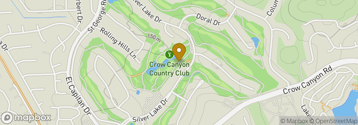 Map location: Crow Canyon Country Club