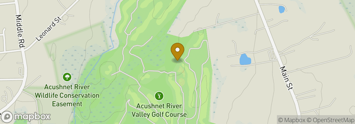 Map location: Acushnet River Valley Golf Course