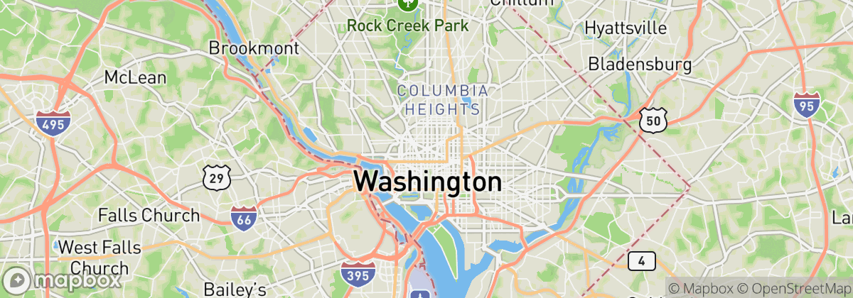 Map: Washington, DC