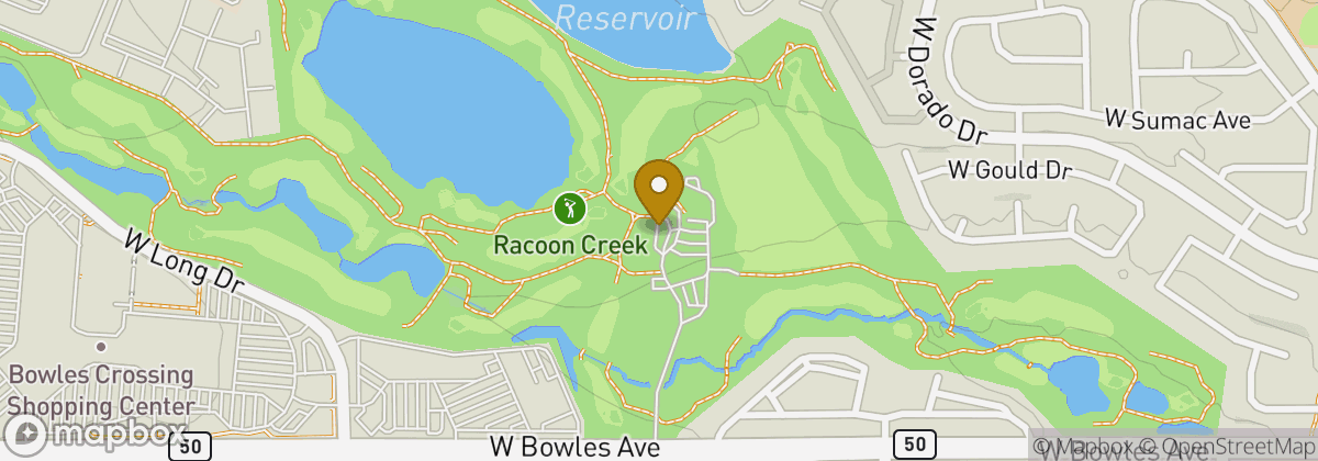 Map location: Raccoon Creek Golf Course